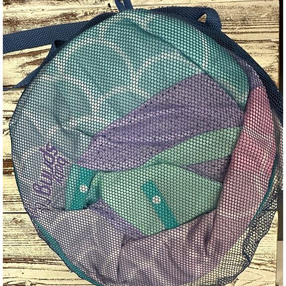 Swimways Sun Canopy Spring Float Swim Step 1 with Hyper Flate‎ Valve Purple Teal - Picture 5 of 7